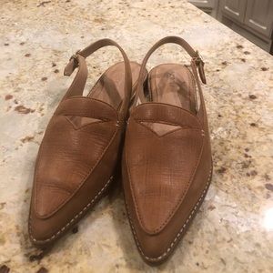 Sperry ladies 8.5 back strap mule. Excellent condition beige